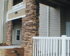 Commercial Simulated Stone Veneer Apartment