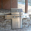 Exterior Stone Veneer Grill